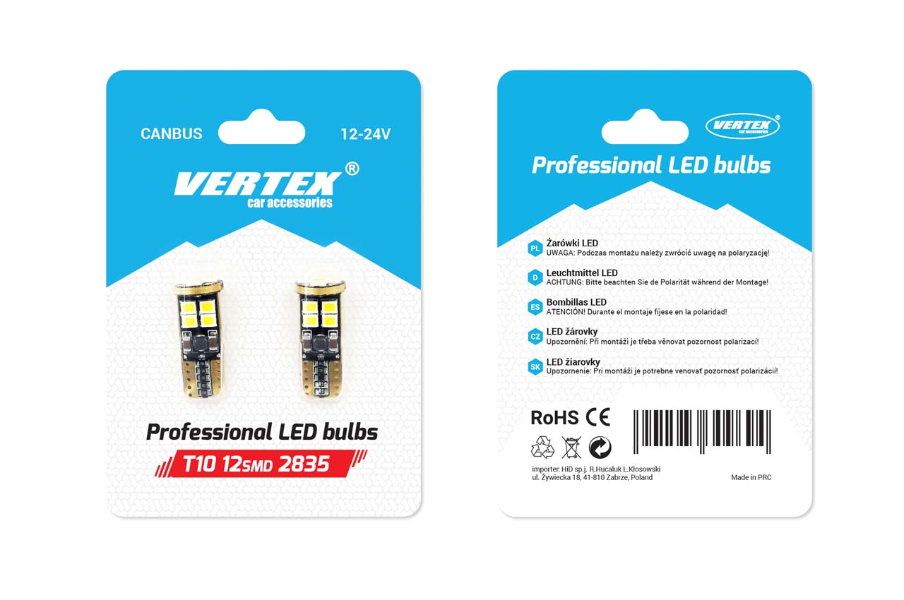 2 Luci Targa A LED Canbus 18SMD Per Hyundai I30 (GD) 2013-2015 – Bianco – Sostituzione Diretta