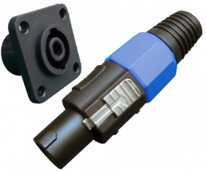 CONECTORES SPEAKON 4 POLOS MACHO HEMBRA