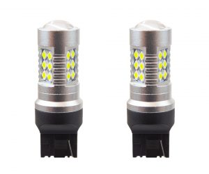 LED 1156 CANBUS 24SMD 3030 T20 7440 W21W White 12V/24V