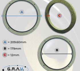 Aros altavoces Universales 200 mm MDF