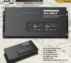 AudioControl ACX-300.4 - Amplificador para todo clima de 4 canales