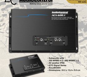 AudioControl ACX-600.1 - Amplificador Mono para Todo Clima