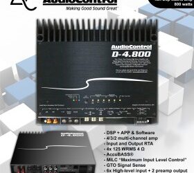 AudioControl D-4.800 - Amplificador Matrix 4 canales DSP