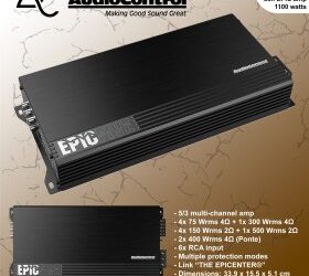 AudioControl EPIC FIVE - Amplificador de 5 canales