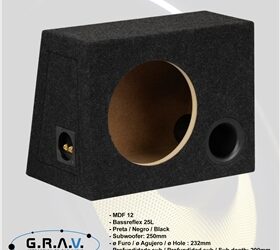 BOX10BRC - Caixa  P/Sub bass reflex 10"