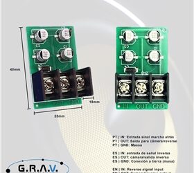 GVFCAM - FILTRO 12V PARA CÁMARA TRASERA