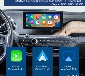 ICA-BM06 -CarPlay inalámbrico y Android Auto Bmw NBT i3