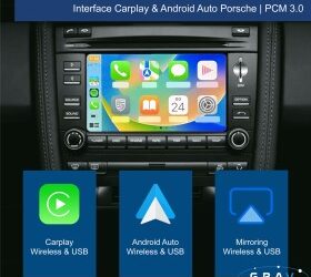ICA-PS02 -CarPlay inalámbrico y Android Auto Porsche PCM3.0