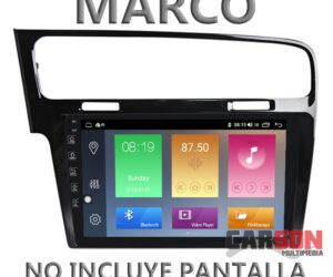 Marco Adaptador 10" Carson para VW Golf VII - Negro 2013