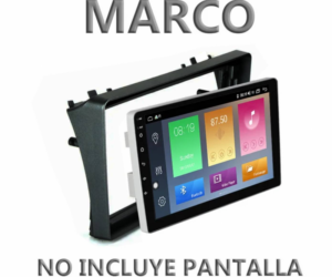 Marco Adaptador 9" Carson para Peugeot 407 Negro