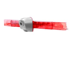 AMPIRE Camara de luz de freno doble (reemplazo para Hella 2DA 343 106-201), plateada