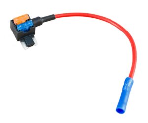 AMPIRE Tap para fusibles mini de perfil bajo, incluido un fusible de 10 A (ACN), L