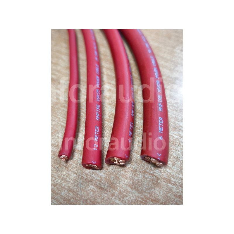Ampire Cable Corriente Rojo XSK35 - Cobre - Imagen 3