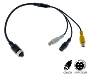 Cable Adaptador AVIATION Macho a RCA  4 pines