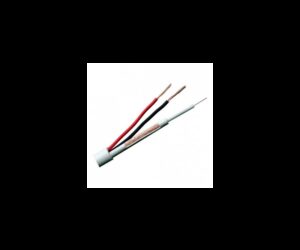 Cable RG59 +2x0,75mm MicroRG59 Funda Blanca