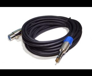 Cable XLR macho - Jack 6.5mm - 6 m