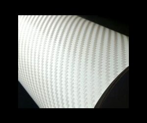 CAR-INTEGRATION Vinilo Carbono Blanco 100 x 152 cm