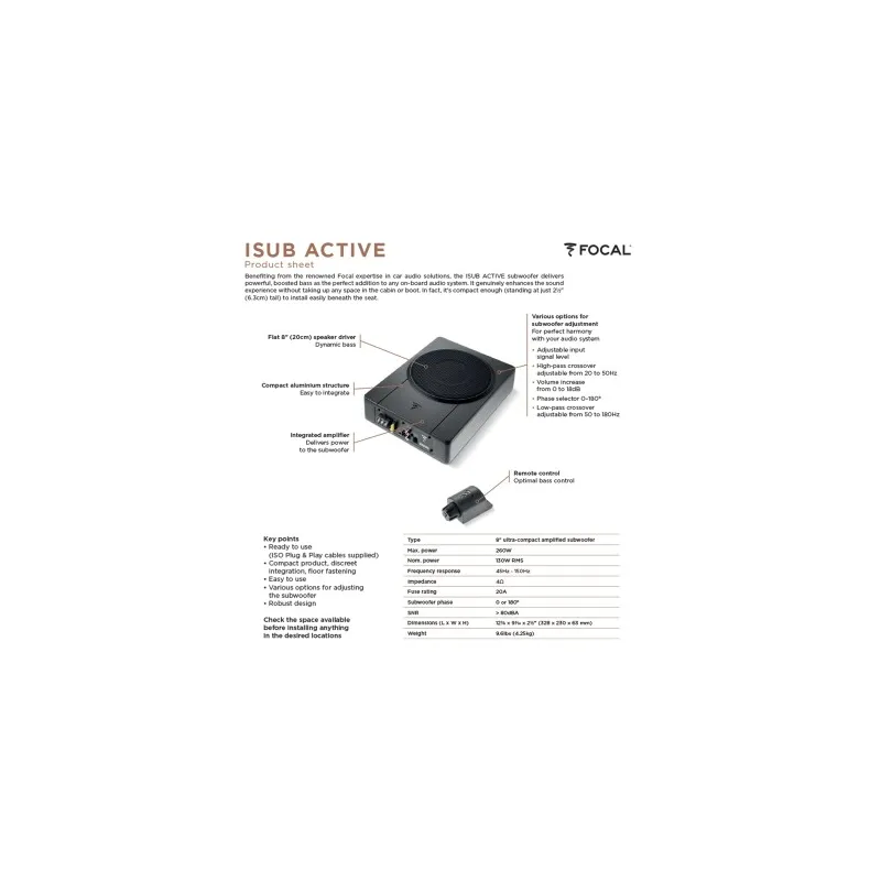 FOCAL ISUB ACTIVO - Imagen 16
