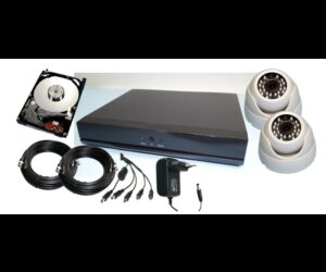 Kit Completo de DVR + 2 Camaras