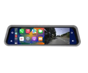 Monitor espejo para smartphone AMPIRE 22,9cm (9'') w. Camara de salpicadero AHD y entrada RVC (AHD)
