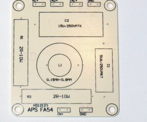 Placa PCB  Filtro 1,2,3 Orden